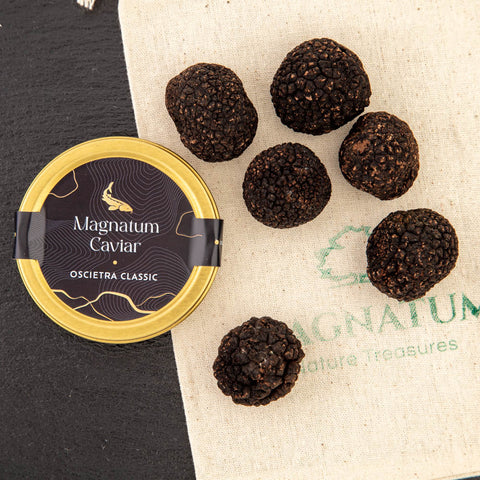 50g Kaviar & 50g Svart vintertryffel - Perigord - Tuber Melanosporum